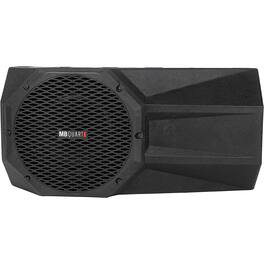 MB Quart - Jeep JL Wrangler Tuned 12" Single-Voice-Coil 2-Ohm Loaded Subwoofer Enclosure with Integrated 400W Amp - Black