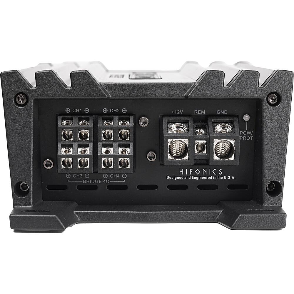 Designed and Engineered in the U.S.A. HIF NICS CH1 CH2 12V REM GND POW/ PROT CH3 CH4 BRIDGE 40