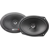 MB Quart - Discus 6" x 9" 2-Way Car Speakers with Polypropylene Cones (Pair) - Black - Front_Zoom