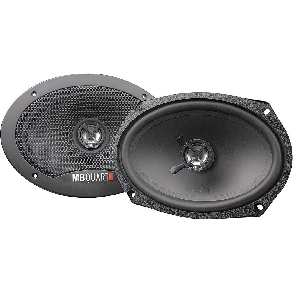 MB Quart - Discus 6" x 9" 2-Way Car Speakers with Polypropylene Cones (Pair) - Black