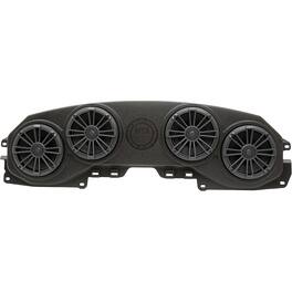 MB Quart - Tuned 8" Coaxial Car 4-Speaker Kit with RGB LED Lighting for Jeep Wrangler JL and Gladiator JT Vehicles - Black