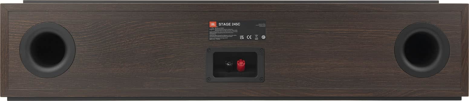 Alt View 19. JBL - Stage2 245C 2.5-Way Quad 4.5-inch (114mm) Center Channel Loudspeaker - Each - Espresso.