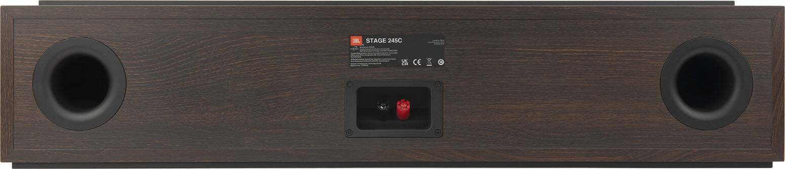 Alt View 19. JBL - Stage2 245C 2.5-Way Quad 4.5-inch (114mm) Center Channel Loudspeaker - Each - Espresso.