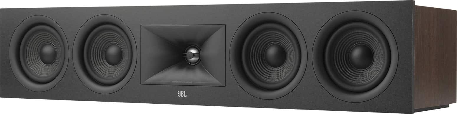 Left. JBL - Stage2 245C 2.5-Way Quad 4.5-inch (114mm) Center Channel Loudspeaker - Each - Espresso.