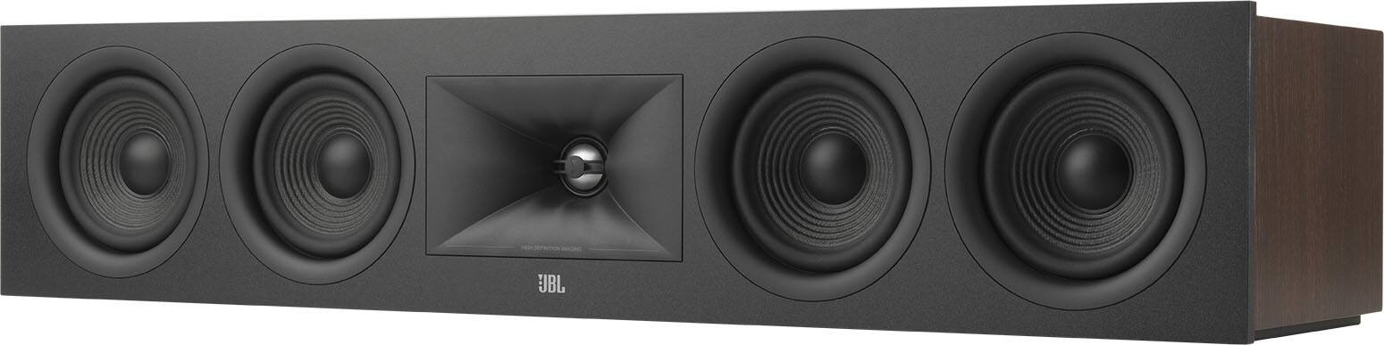 Left. JBL - Stage2 245C 2.5-Way Quad 4.5-inch (114mm) Center Channel Loudspeaker - Each - Espresso.