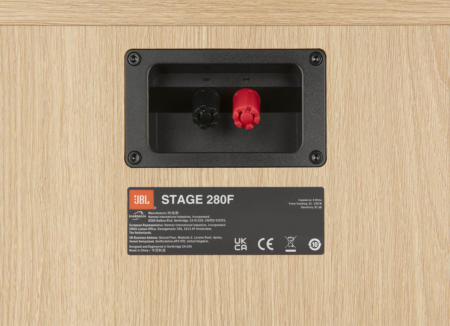 JBL Stage 280F Manufacturer: Harman International Industries, Inc. 1012AP. Amutentum - Manufacturer - Restaa AneS runa F -tsi A Lamdas hoss Agraes - Rampotent nto -P O untar Kngatom UK masignar - Engnsored - Nurtodgs LA CAUA CA Mane . Laa . CE mantiane I Mn Pouer hn ... sensmty . . 10
