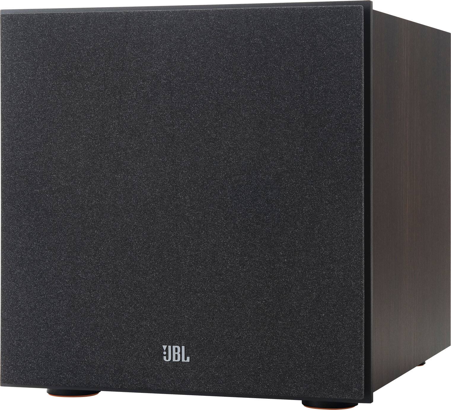 Front. JBL - Stage 200P 10-Inch Powered Subwoofer - Espresso.