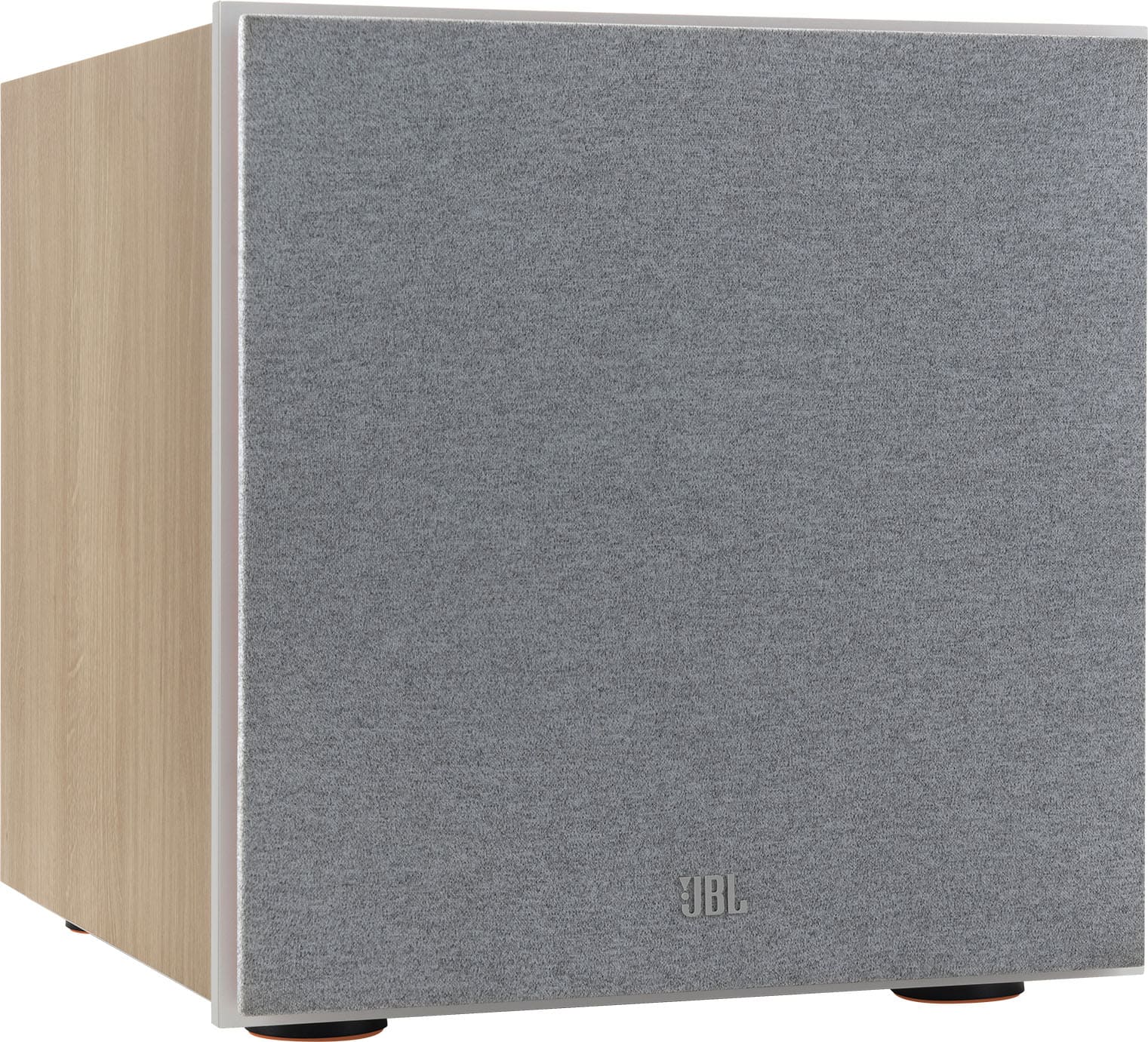 Left. JBL - Stage 200P 10-Inch Powered Subwoofer - Latte.