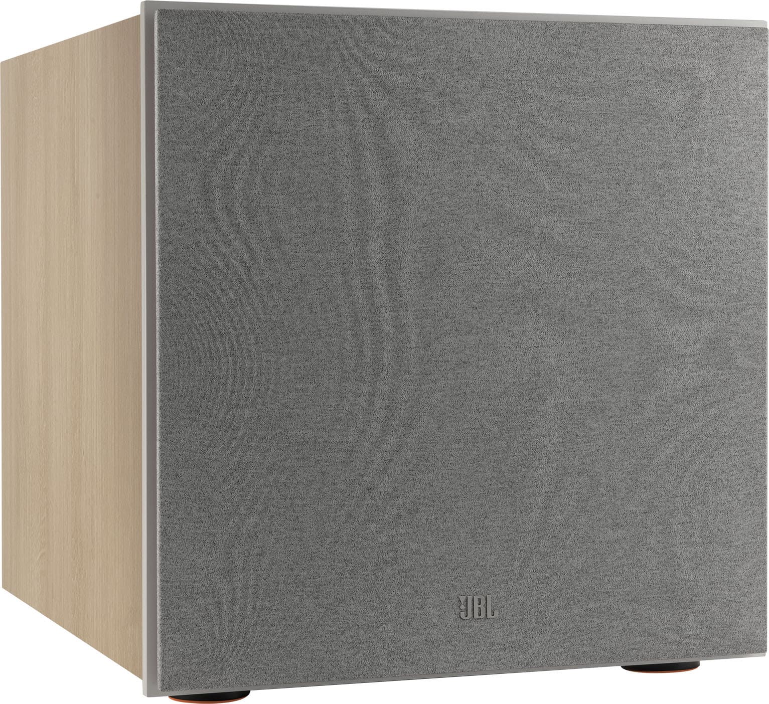 Left. JBL - Stage 220P 12-Inch Powered Subwoofer - Latte.