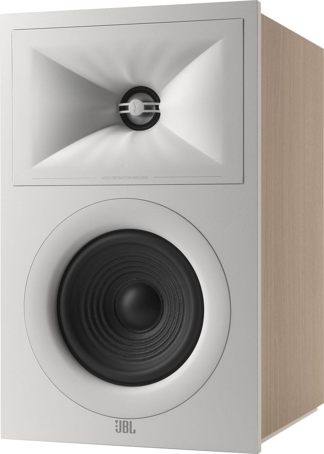 Angle. JBL - Stage2 250B 2-Way 5.25-inch (130mm) Bookshelf Loudspeaker - Pair - Latte.