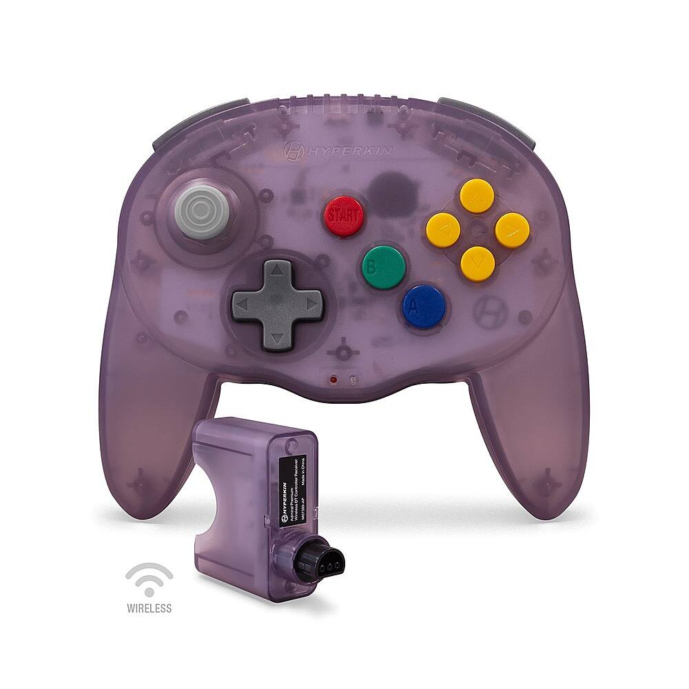 Hyperkin - Admiral - Bluetooth Controller for N64/Nintendo Switch/Nintendo Switch Lite/PC/Mac/Android - Amethyst Purple