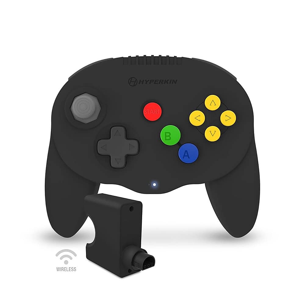 Front. Hyperkin - Admiral - Bluetooth Controller for N64/Nintendo Switch/Nintendo Switch Lite/PC/Mac/Android - Black.