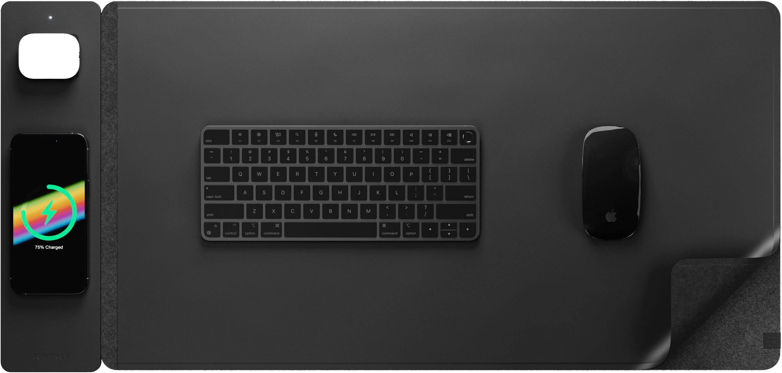 JOURNEY - ALTI Wireless Charging Desk Mat - Black
