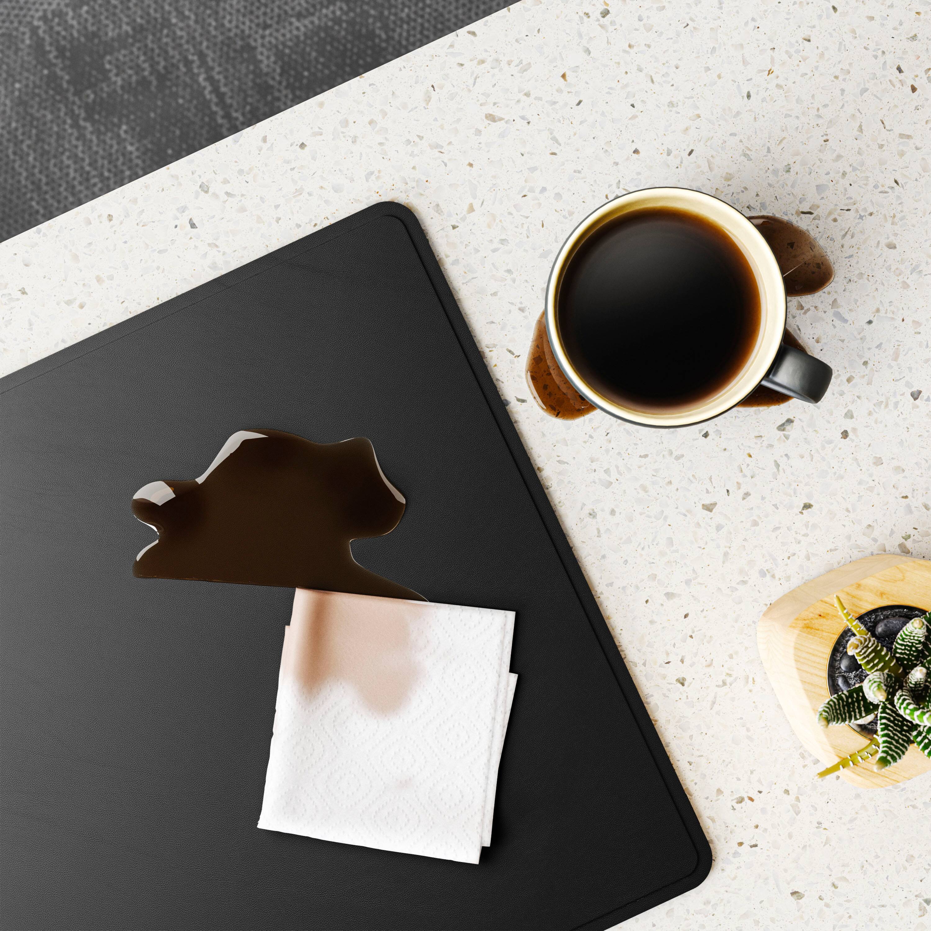 Alt View 17. JOURNEY - ALTI Wireless Charging Desk Mat - Black.