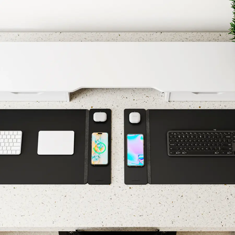 JOURNEY ALTI Wireless Charging Desk Mat Black JWCDMBK - Best Buy