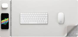 JOURNEY - ALTI Wireless Charging Desk Mat - Light Gray