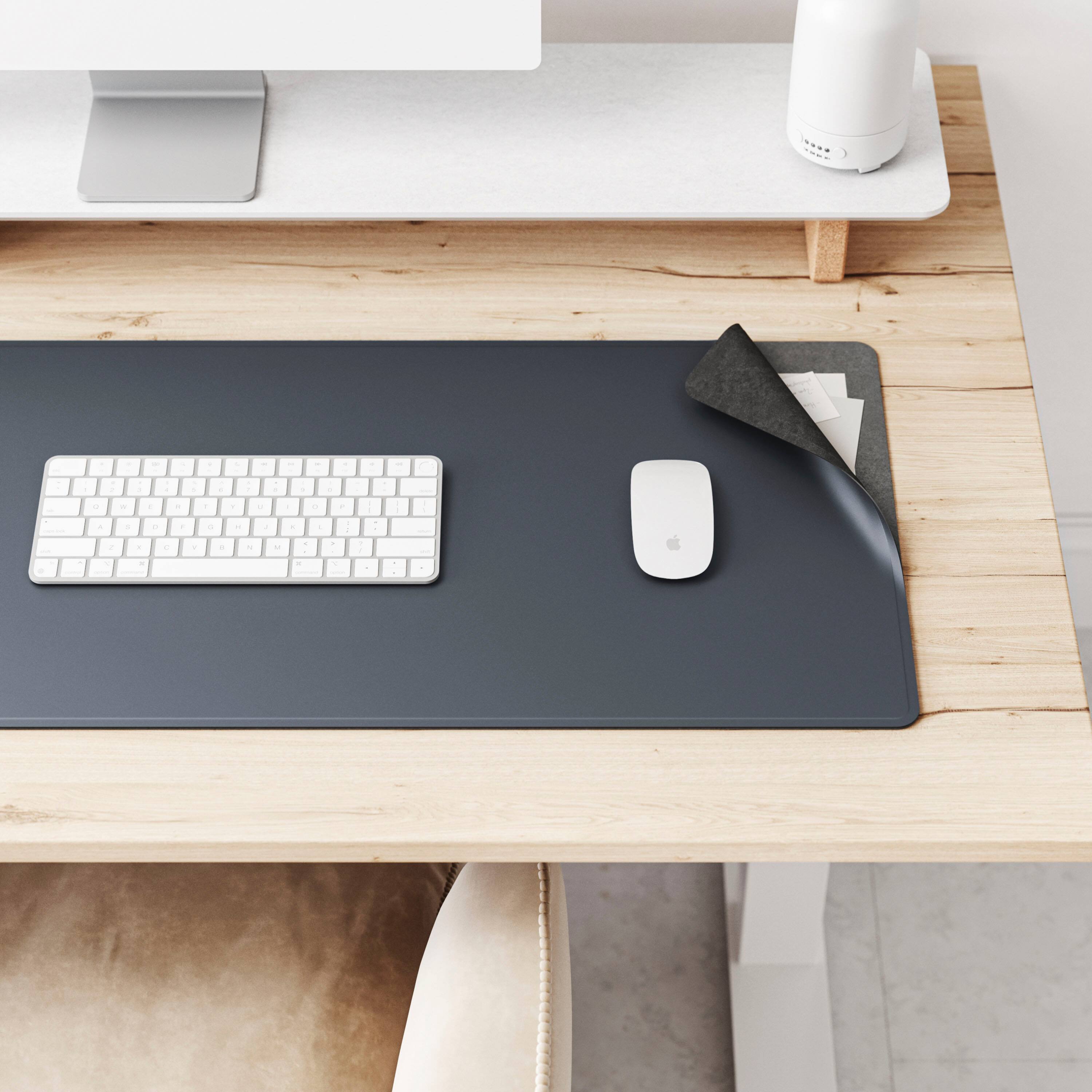 Alt View 16. JOURNEY - ALTI Wireless Charging Desk Mat - Navy Blue.