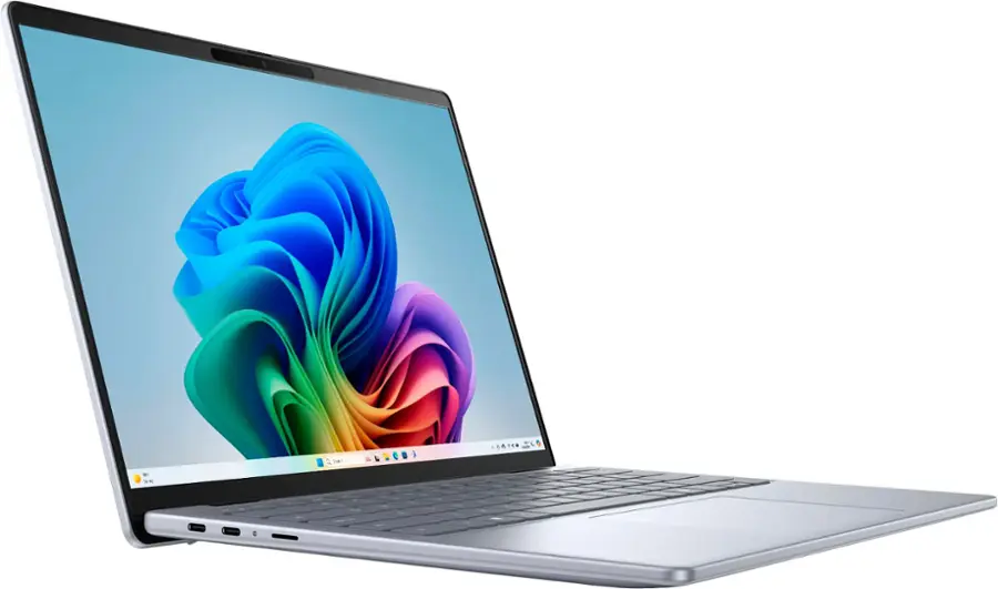 Alt View 19. Dell - Dell - Inspiron 14 Plus - Copilot+ PC - 14" QHD Touch Laptop - Snapdragon X Plus - 16GB - 512GB SSD - Ice.