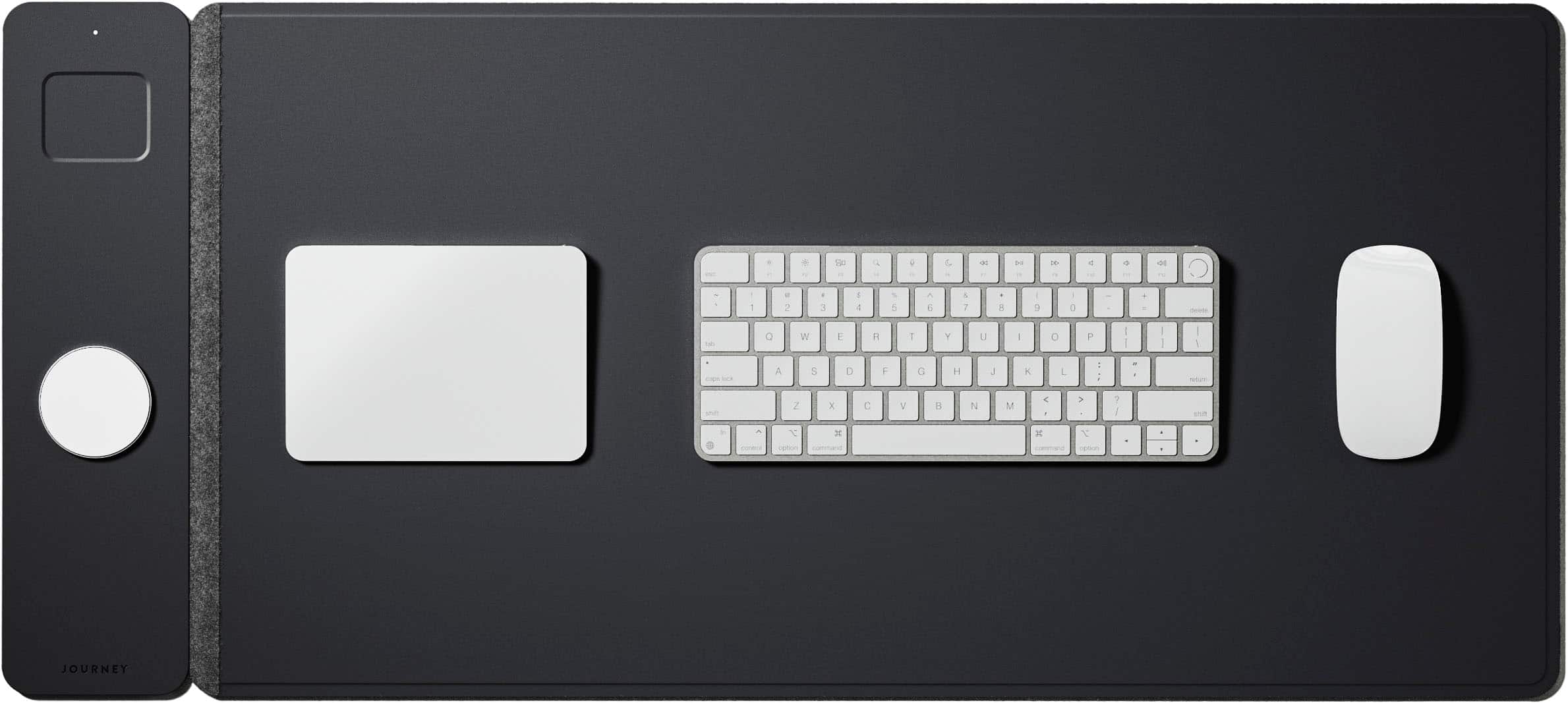 JOURNEY - ALTI ULTRA Fast Wireless Charging Desk Mat - Midnight - Front_Zoom