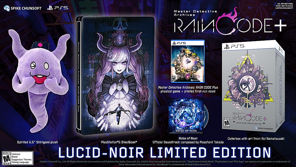 Master Detective Archives: RAIN CODE Plus: Lucid Noir