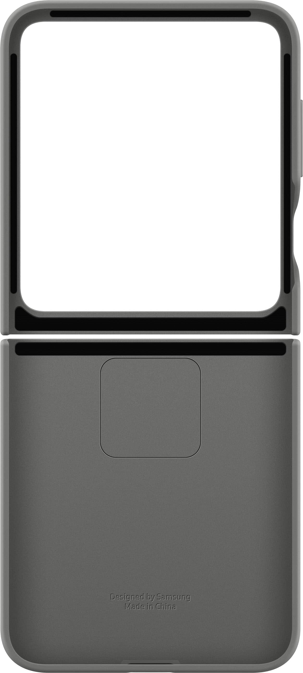 Alt View 14. Samsung - Galaxy Z Flip6 Silicone Case - Gray.
