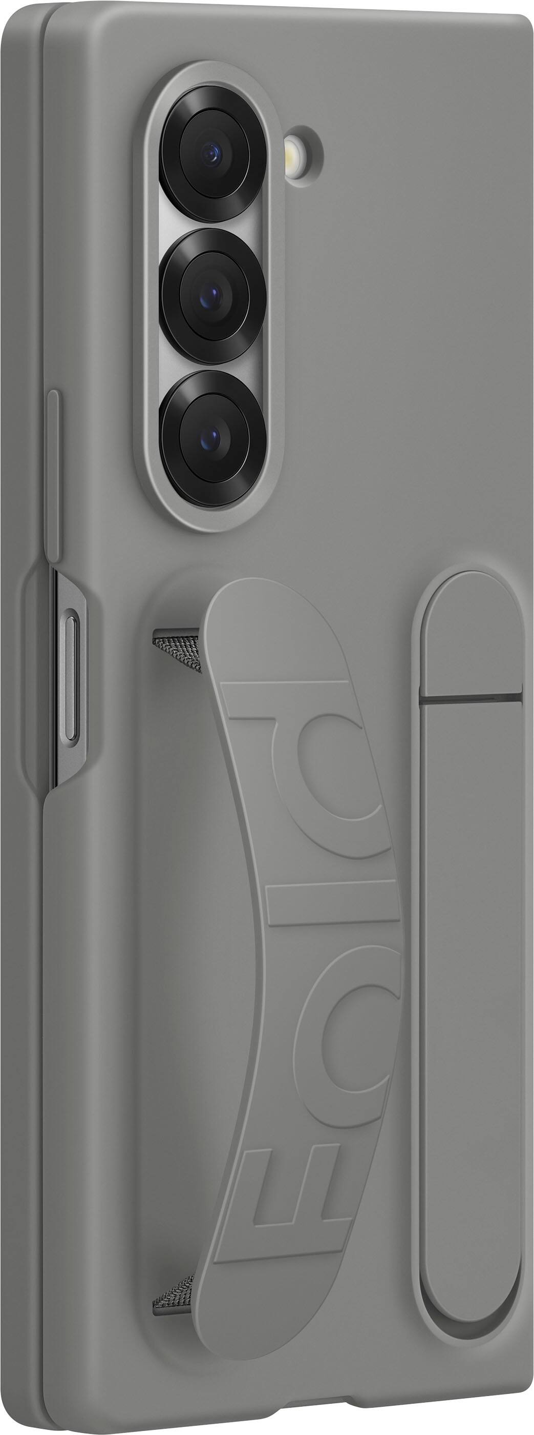 Alt View 12. Samsung - Galaxy Z Fold6 Silicone Case - Gray.