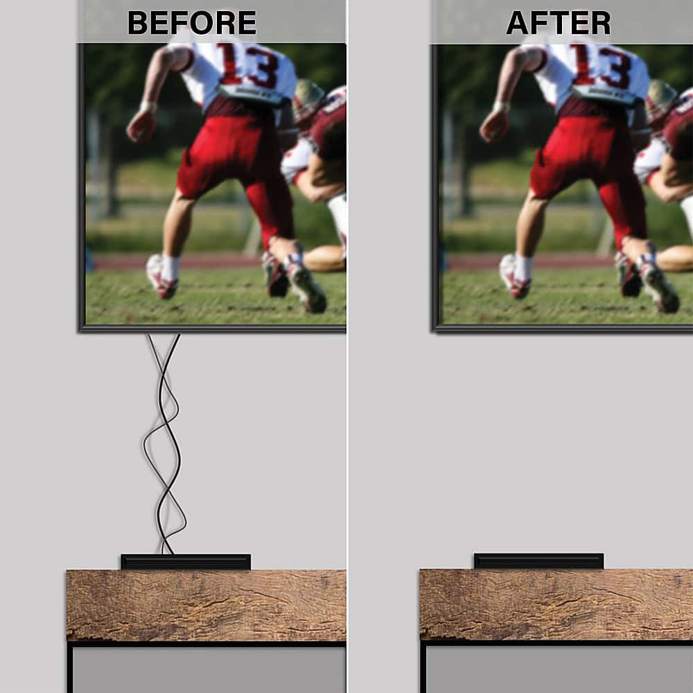 Sanus 5Piece 33/4In X 3.75In PVC Flat Screen TV Kit White CCSIWLVK