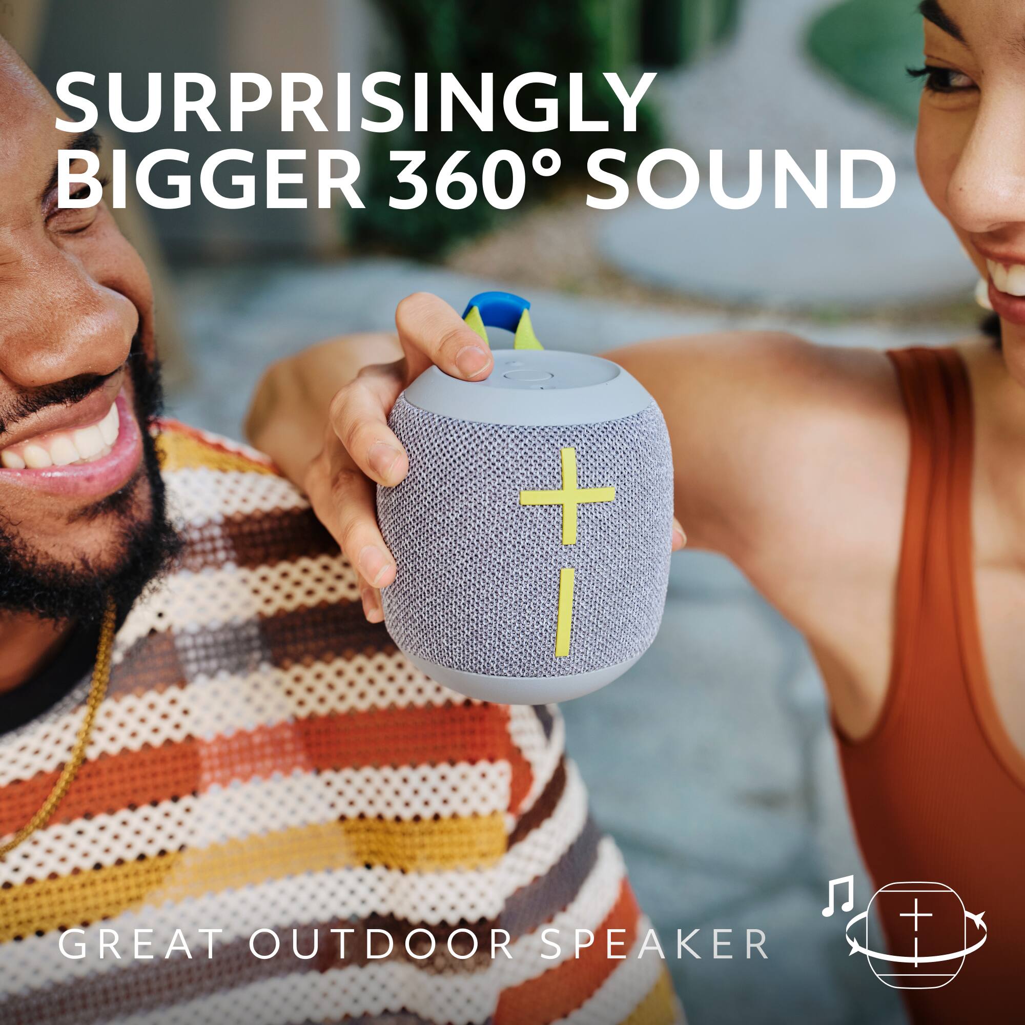 Surprisingly Bigger 360 Sound + Great Outdoor Speaker