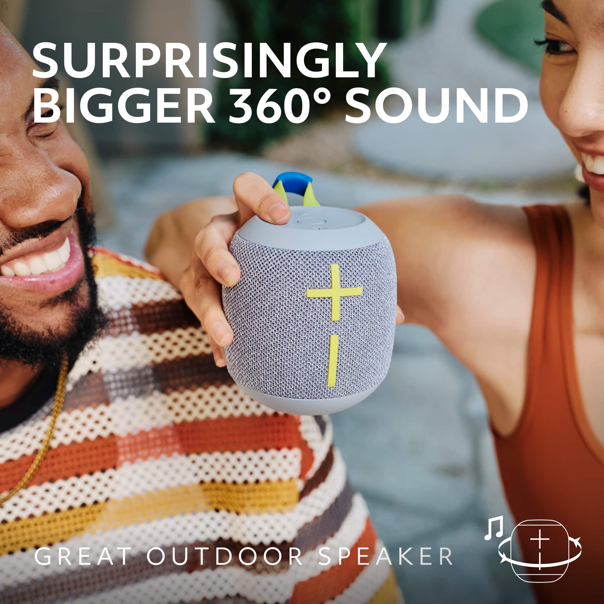 Surprisingly Bigger 360 Sound + Great Outdoor Speaker