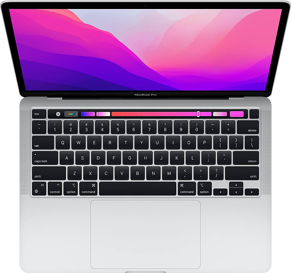Alt View 11. Apple - Geek Squad Certified Refurbished MacBook Pro 13.3" Laptop - Apple M2 chip - 24GB Memory - 1TB SSD - Silver.