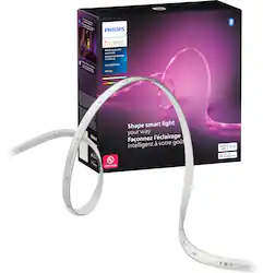 Philips - Hue Solo Lightstrip 5m (16ft) - White and Color Ambiance - Front_Zoom