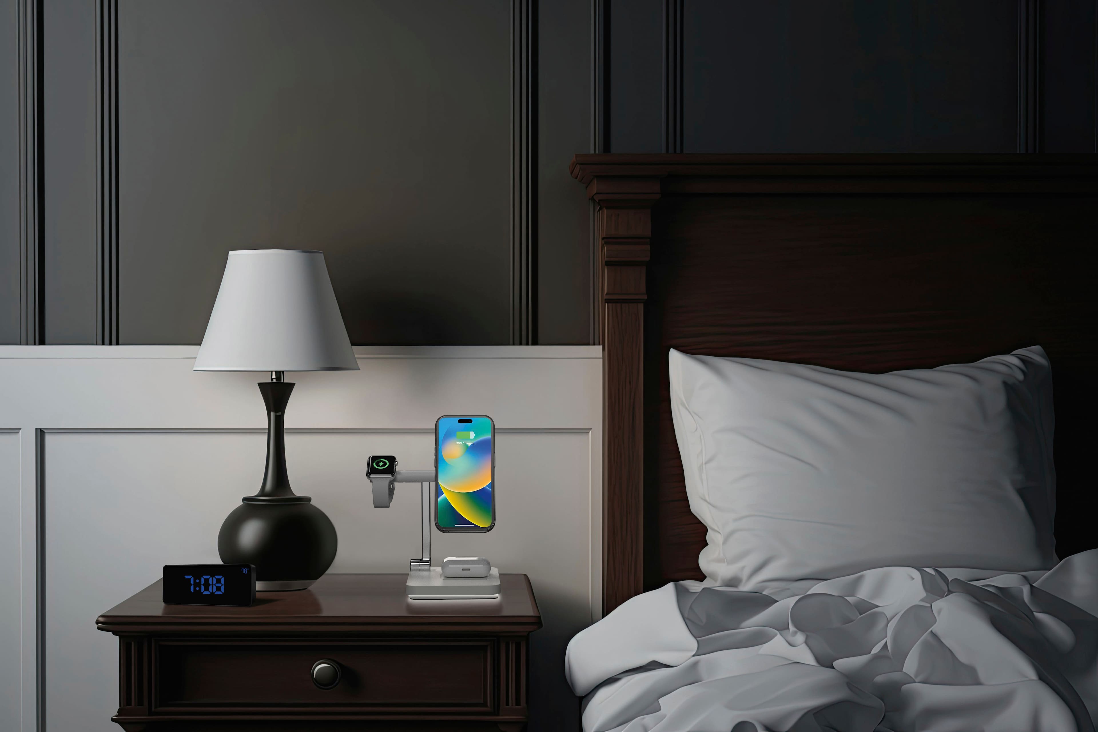 Alt View 13. Scosche - MagicMount Base MS for Mobile Phones - White.