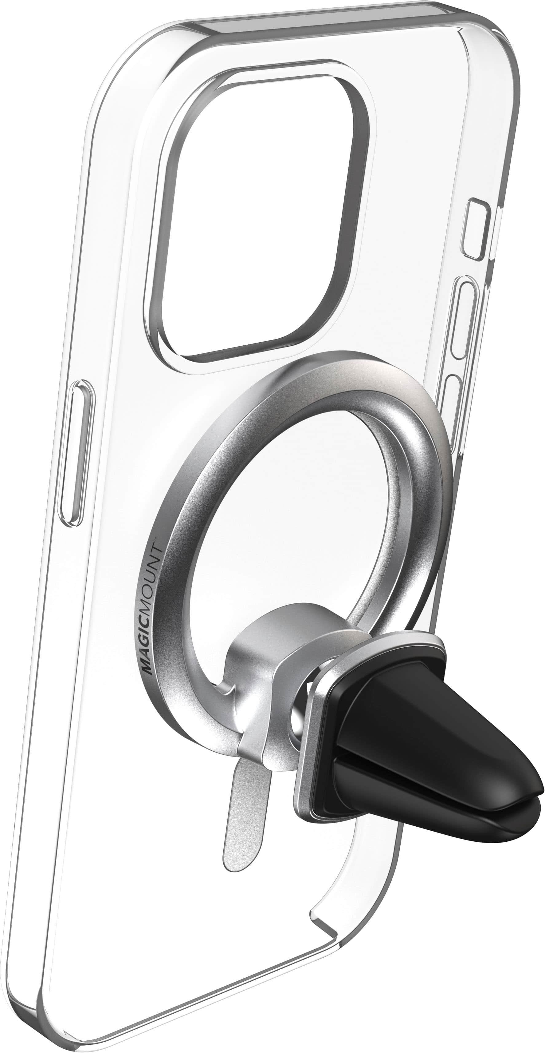 Alt View 11. Scosche - MagicMount MagSafe Magnetic Vent Mount for Mobile Phones - Black.