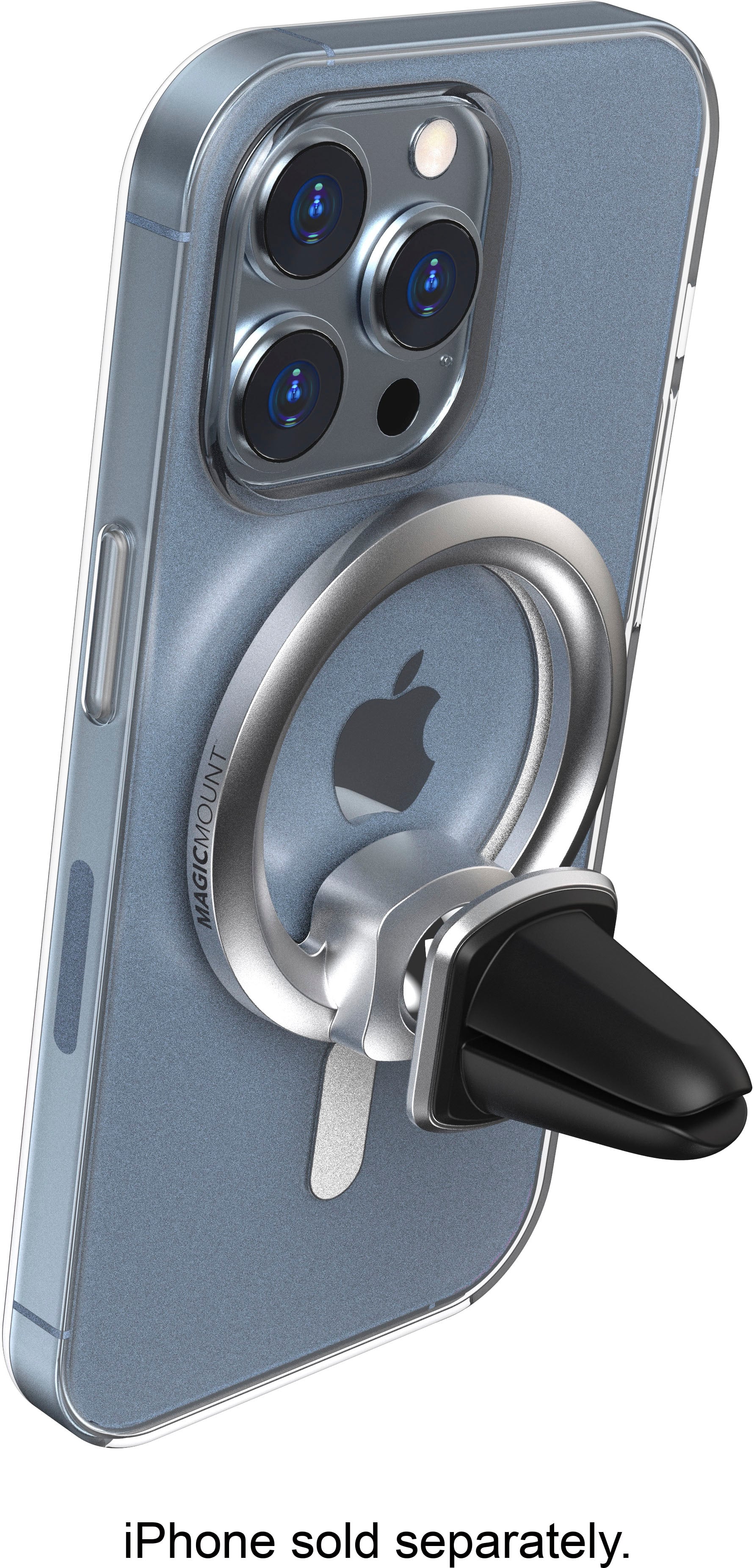 Alt View 12. Scosche - MagicMount MagSafe Magnetic Vent Mount for Mobile Phones - Black.