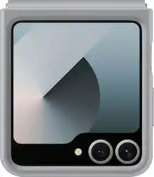 Samsung - Galaxy Z Flip7 FE and Galaxy Z Flip6 Kindsuit Case - Gray - Front_Zoom