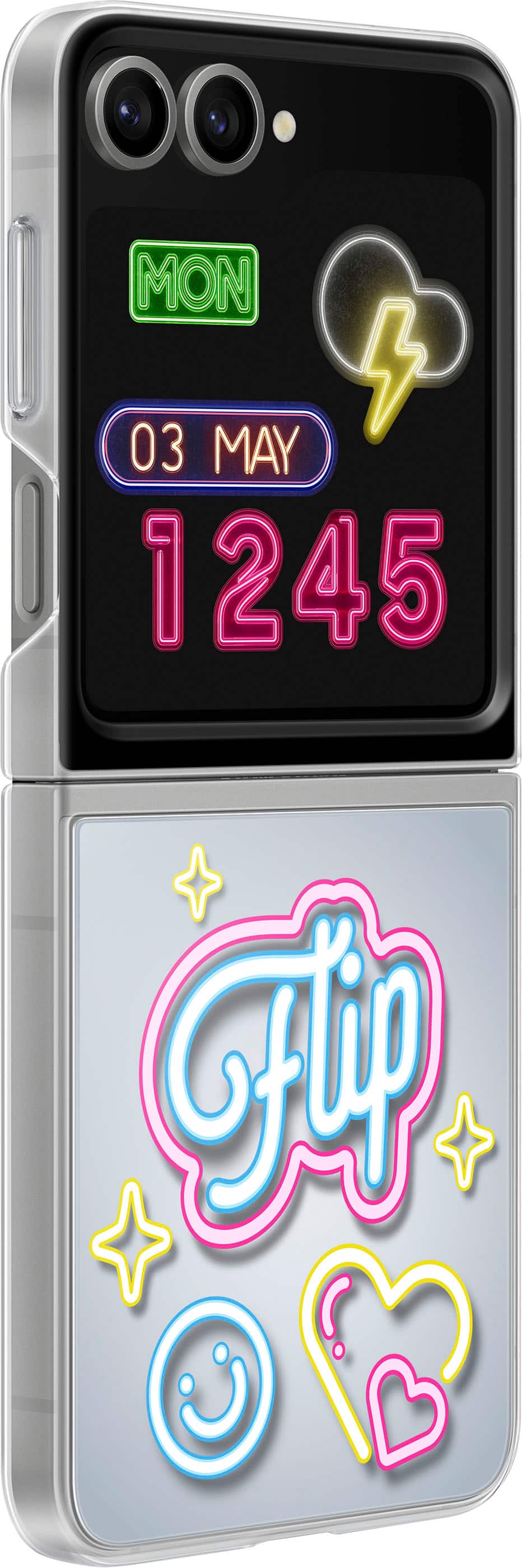 Alt View 12. Samsung - Galaxy Z Flip6 Flipsuit Case - Clear.