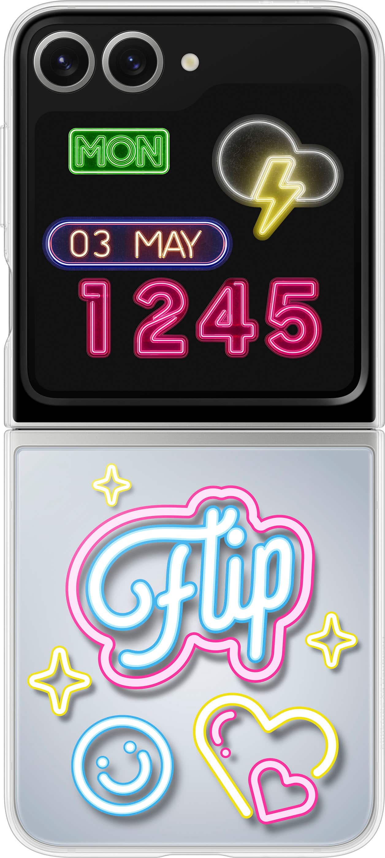 Alt View 13. Samsung - Galaxy Z Flip6 Flipsuit Case - Clear.