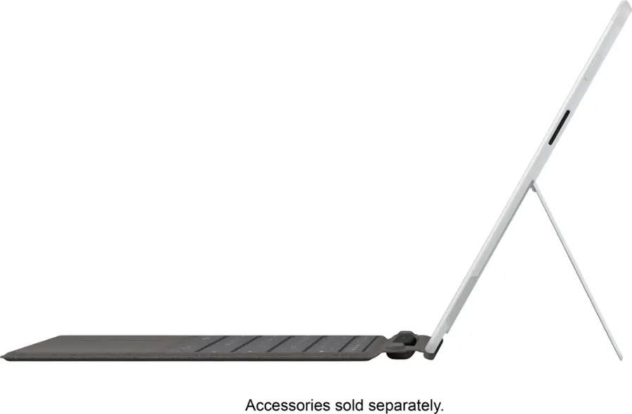 Alt View 18. Microsoft - Refurbished Surface Pro X – 13” Touch Screen – Microsoft SQ1 – 8GB Memory – 256GB SSD – Device Only - Platinum.