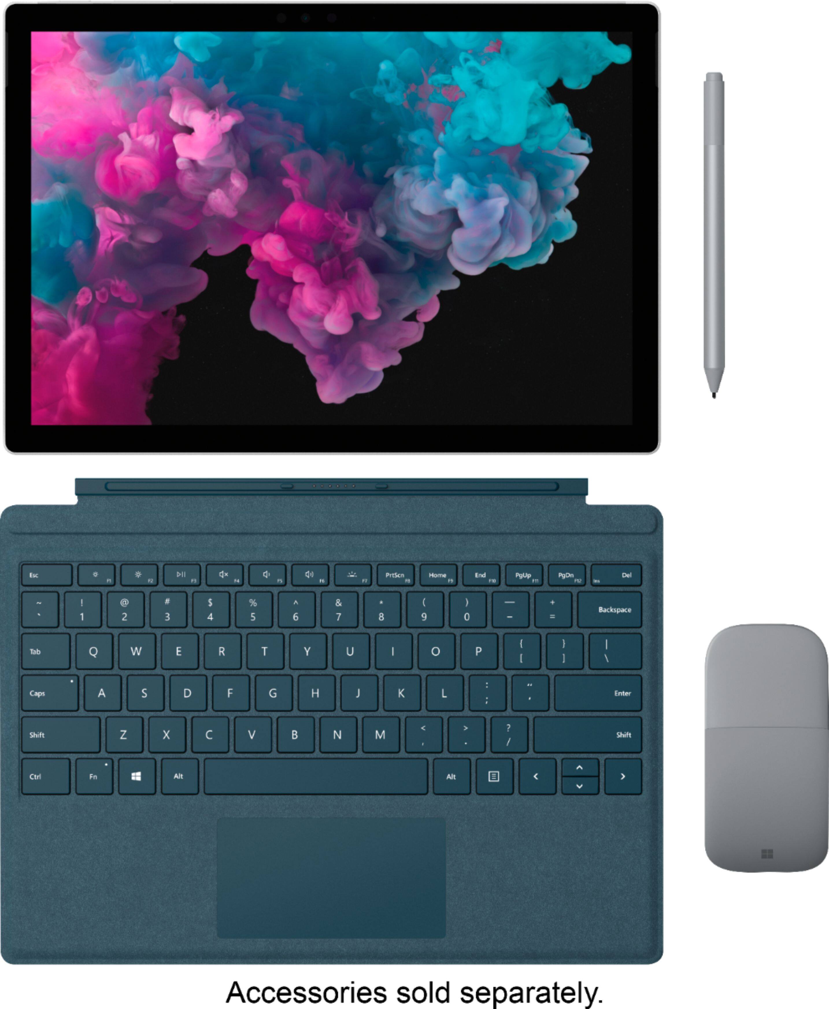 Alt View 13. Microsoft - Geek Squad Certified Refurbished Surface Pro - 12.3" Touch-Screen - Intel Core M3 - 4GB Memory - 128GB Solid State Drive - Silver.