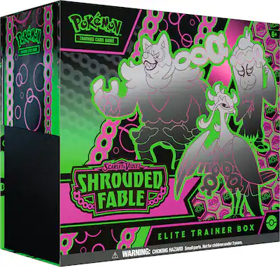 Pokmon - Trading Card Game: Scarlet & Violet - Shrouded Fable Elite Trainer Box Pokmon - Trading Card Game: Scarlet & Violet - Shrouded Fable Elite Trainer Box