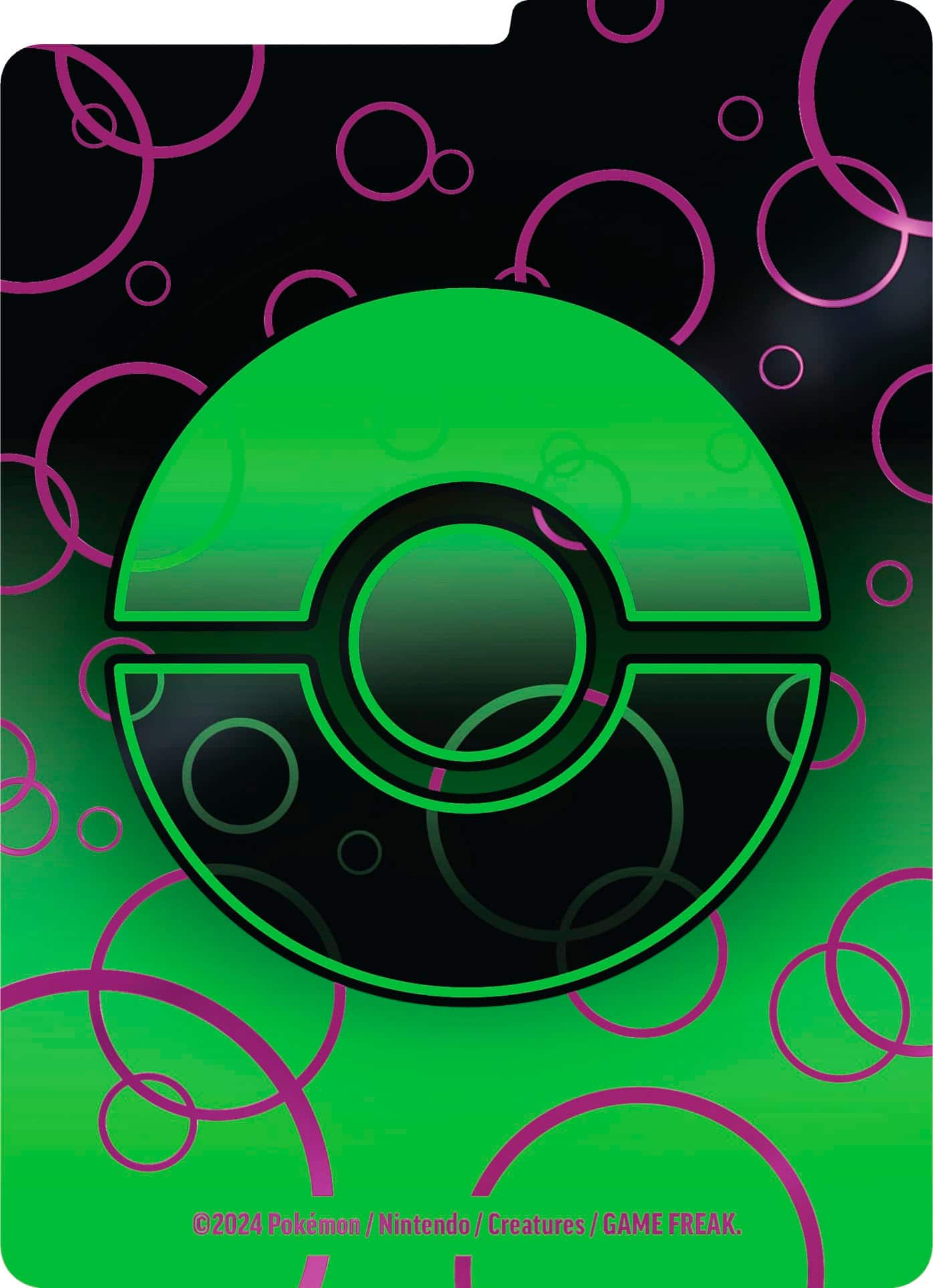 The largest text on the image reads "2024 Pokemon." The other text, "Nintendo/ Creatures/GAME FREAK," is also visible in the bottom right corner.