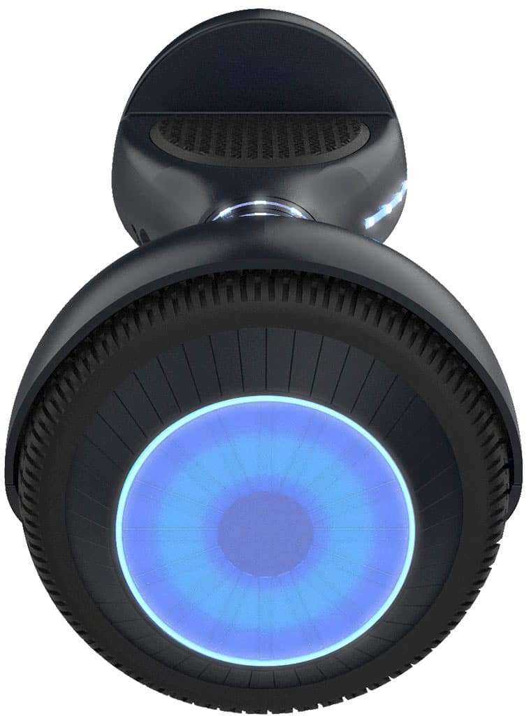 Left. GoTrax - CJ9 Hoverboard w/3.1 mi Max Rang & 6.2mph Max Speed - Black.