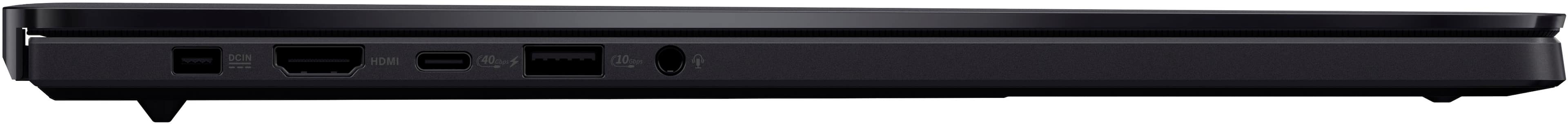 Alt View 14. ASUS - ProArt P16 16" 4K Touch Screen Laptop - AMD Ryzen AI 9 HX 370 - 32GB Memory - NVIDIA GeForce RTX 4070 - 2TB SSD - Nano Black.