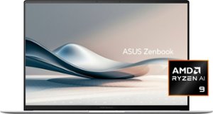ASUS - Zenbook S 16 16” 3K OLED Touch Screen Laptop, AMD Ryzen AI 9 365 - 24GB Memory - 1TB SSD - Scandinavian White - Front_Zoom