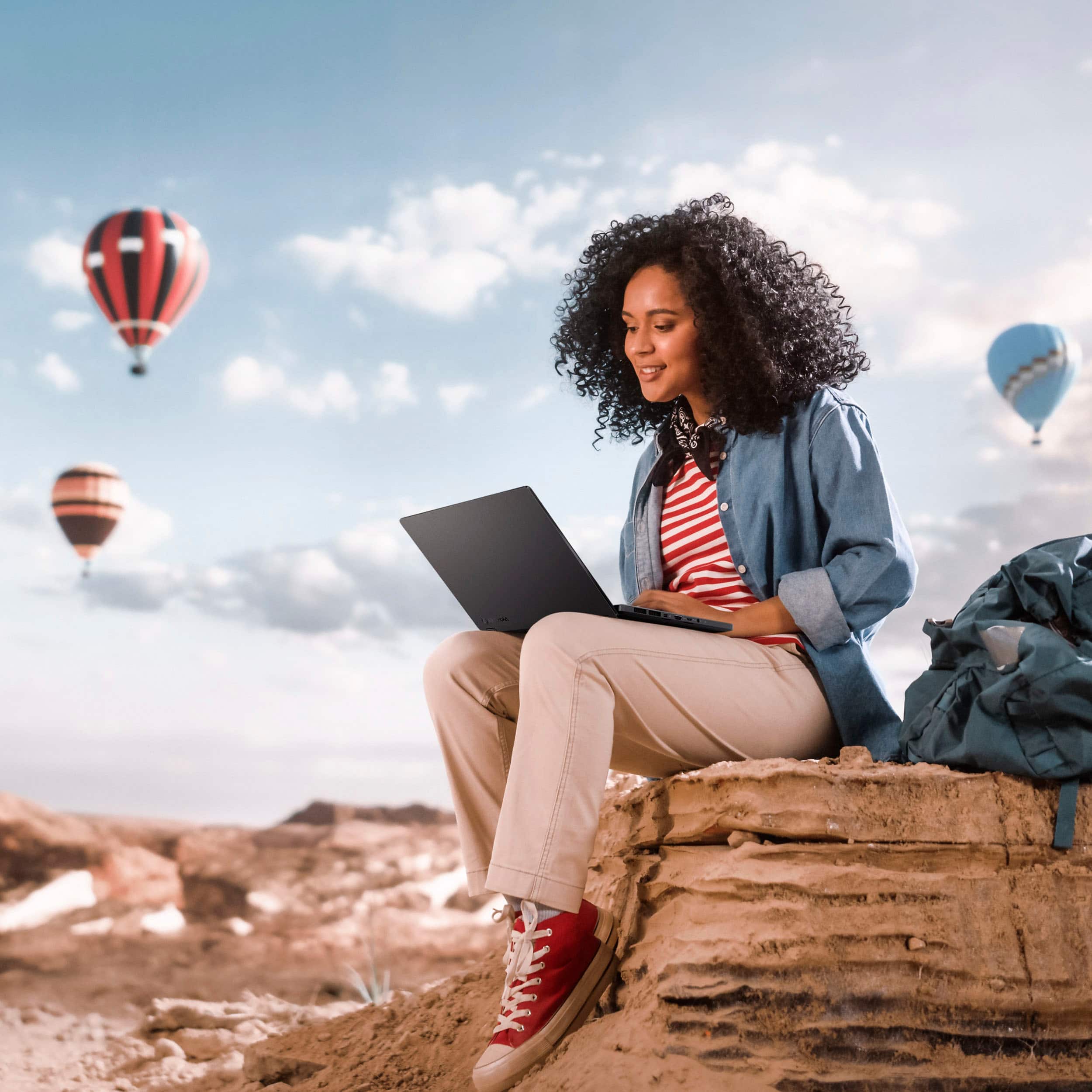 Alt View 33. ASUS - ProArt PX13 13" 3K OLED Touch Screen Laptop - Copilot+ PC - AMD Ryzen AI 9 HX 370 - 32GB Memory - RTX 4050 - 1TB SSD - Nano Black.