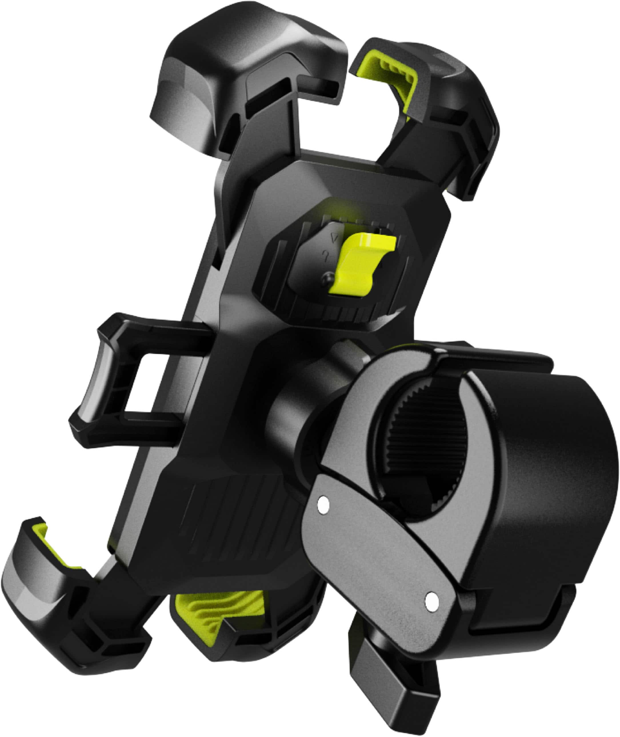 Angle. Bracketron - HD X-Lock Handle Bar Mount for Most Cell Phones - Black.