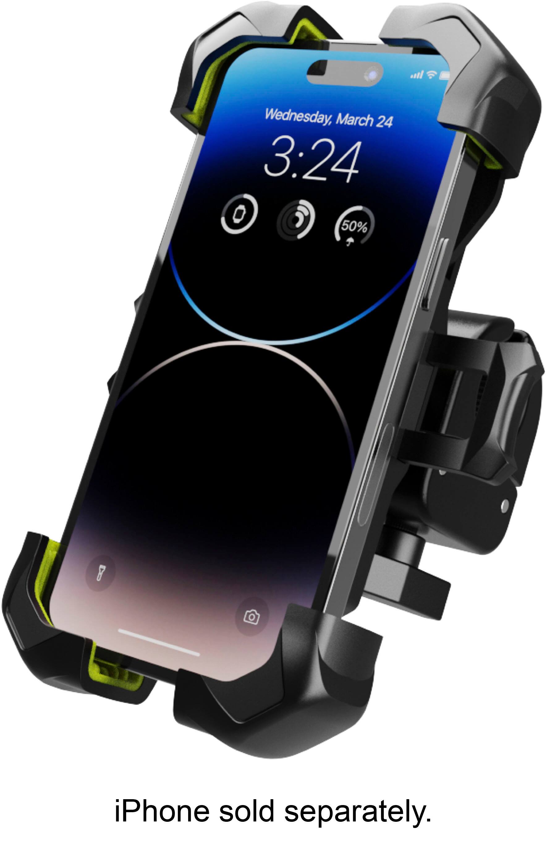 Alt View 11. Bracketron - HD X-Lock Handle Bar Mount for Most Cell Phones - Black.