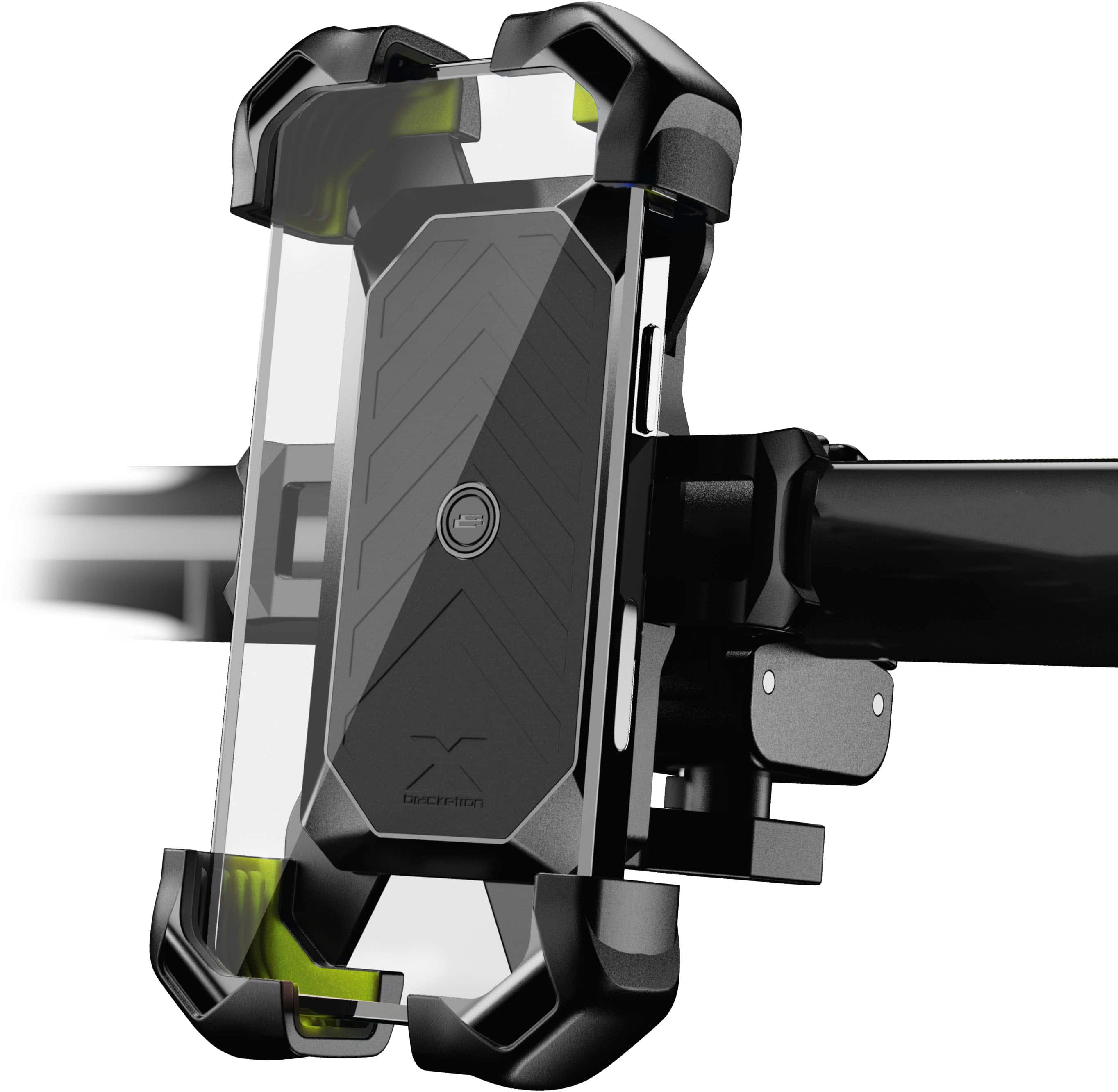 Alt View 12. Bracketron - HD X-Lock Handle Bar Mount for Most Cell Phones - Black.