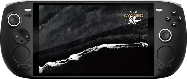 The text on the image reads "AYANEO."