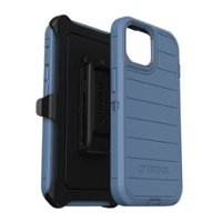 OtterBox - Defender Pro Case for Apple iPhone 15 / iPhone 14 / iPhone 13 - Baby Blue Jeans - Front_Zoom